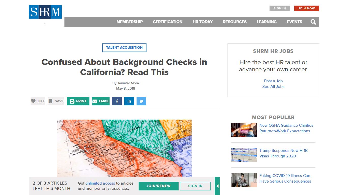Confused About Background Checks in California? Read This - SHRM